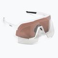 Dviračių akiniai 100% S3 Mirror Lens matiniai balti/hiper sidabriniai 5