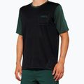 Vyriški dviratininko marškinėliai 100% Ridecamp black/forest green