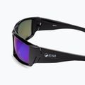 Ocean akiniai nuo saulės Aruba blizgantys juodi/revo mėlyni 3201.1 4