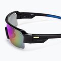 Ocean Sunglasses akiniai nuo saulės Race blizgantys juodi/revo mėlyni 3801.1X dviračių akiniai 4