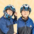 Vaikiškas dviračių šalmas Rockbros 10110061001 Kids Helmet blue/white/black 4