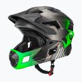 Vaikiškas dviračių šalmas Rockbros 10110061003 Kids Helmet black/ti-green
