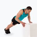 Vyriški bėgimo marškinėliai Joma Record II Tank Top turquoise/black 8