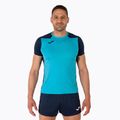 Vyriški bėgimo marškinėliai Joma Record II fluor turquoise/navy 13
