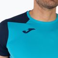 Vyriški bėgimo marškinėliai "Joma Record II fluor" turkio/navy spalvos 5