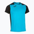 Vyriški bėgimo marškinėliai "Joma Record II fluor" turkio/navy spalvos 9