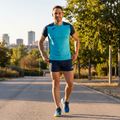 Vyriški bėgimo marškinėliai Joma Record II fluor turquoise/navy 10