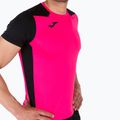 Vyriški bėgimo marškinėliai Joma Record II fluor pink/black 4
