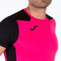 Vyriški bėgimo marškinėliai Joma Record II fluor pink/black 5