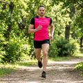 Vyriški bėgimo marškinėliai Joma Record II fluor pink/black 13