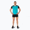 Vyriški bėgimo marškinėliai Joma Record II turquoise black 2