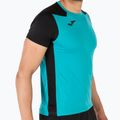 Vyriški bėgimo marškinėliai Joma Record II turquoise black 7