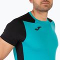 Vyriški bėgimo marškinėliai Joma Record II turquoise black 8