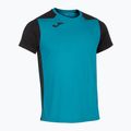 Vyriški bėgimo marškinėliai Joma Record II turquoise black 9