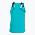 Moteriški bėgimo marškinėliai Joma Record II Tank Top turquoise/black 2