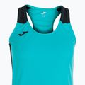 Moteriški bėgimo marškinėliai Joma Record II Tank Top turquoise/black 5
