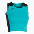 Moteriški bėgimo marškinėliai Joma Record II Top turquoise/black 2