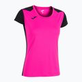 Moteriški bėgimo marškinėliai Joma Record II fluor pink/black 5