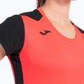 Moteriški bėgimo marškinėliai Joma Record II fluor coral/black 6