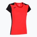 Moteriški bėgimo marškinėliai Joma Record II fluor coral/black 7