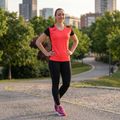 Moteriški bėgimo marškinėliai Joma Record II fluor coral/black 11
