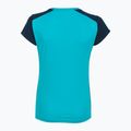 Moteriški bėgimo marškinėliai Joma Record II fluor turquoise/navy 2