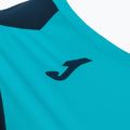 Moteriški bėgimo marškinėliai Joma Record II fluor turquoise/navy 3