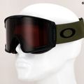 Oakley Line Miner matiniai tamsūs šepetėliai/prizm snow tamsiai pilki slidinėjimo akiniai OO7070-96 5