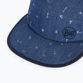 Kepuraitė su snapeliu vaikams BUFF 5 Panel arrows denim/denim 3