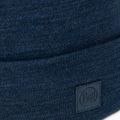 Žieminė kepurė BUFF Heavyweight Merino Wool solid night blue 2