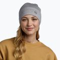 BUFF Lengva Merino vilnos vientisa šviesiai pilka žieminė kepurė 4