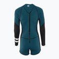 Hurley Advant Shorty Texture 2/2 mm Springsuit black/skyblue moteriškas hidrokostiumas 2