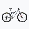 Orbea Oiz M20 2023 halo silver/blue carbon view kalnų dviratis