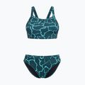 Moteriškas dviejų dalių plaukimo kostiumas Orca Core Bikini dark green