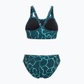 Moteriškas dviejų dalių plaukimo kostiumas Orca Core Bikini dark green 2
