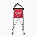 Krepšys kamuoliams Nox Foldable Balls Basket With Wheels Red 2