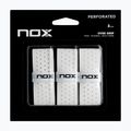 Padelio apvija NOX Pro Perforated Overgrip 3 pcs. white
