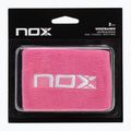 Riešo juostos NOX Wristband with Logo 2 szt. pink/white