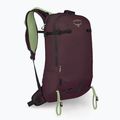 Ski touring kuprinė Osprey Firn 18 l elderberry purple/peppermint green 2
