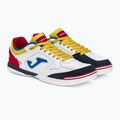 Vyriški futbolo bateliai Joma Top Flex IN white/red 4