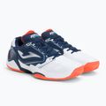 Joma T.Set CLAY vyriški tamsiai mėlyni ir balti teniso bateliai TSETS2332P 4