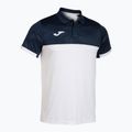 Vyriški polo marškinėliai Joma Montreal white/navy 2