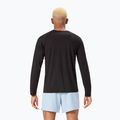Vyriški bėgimo marškinėliai ilgomis rankovėmis NNormal Merino black 3