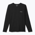 Vyriški bėgimo marškinėliai ilgomis rankovėmis NNormal Merino black 5