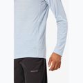 Vyriški bėgimo marškinėliai ilgomis rankovėmis NNormal Merino blue 4