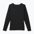 Moteriški bėgimo marškinėliai ilgomis rankovėmis NNormal Merino black 5