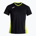 Vyriški teniso marškinėliai Joma Court black/green