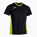 Vyriški teniso marškinėliai Joma Court black/green 2