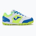 Vaikiški futbolo batai Joma Top Flex TF white/royal blue 2