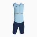 Vyriškas triatlono kostiumas Joma Record III Bodysuit sky blue-navy